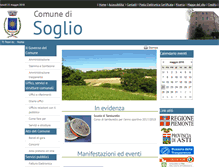 Tablet Screenshot of comune.soglio.at.it